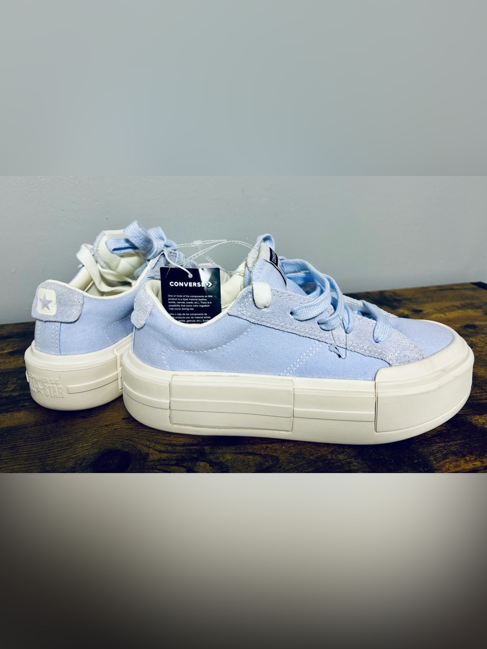 Converse Cruise LowTops 'BlueberryIce' A13497C Mens size size 6.5 *2 laces* NWT